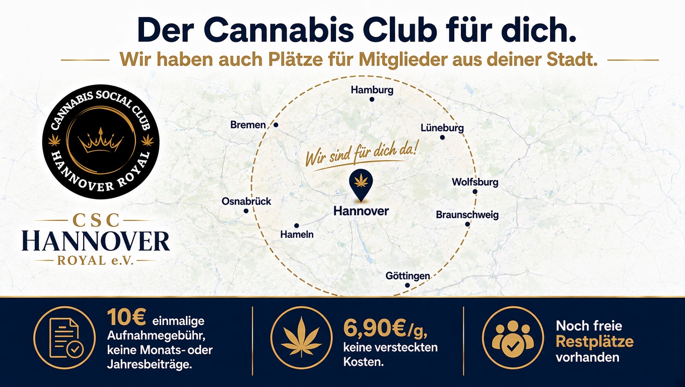 Cannabis Social Club für viele Städte in Hannover und Umland